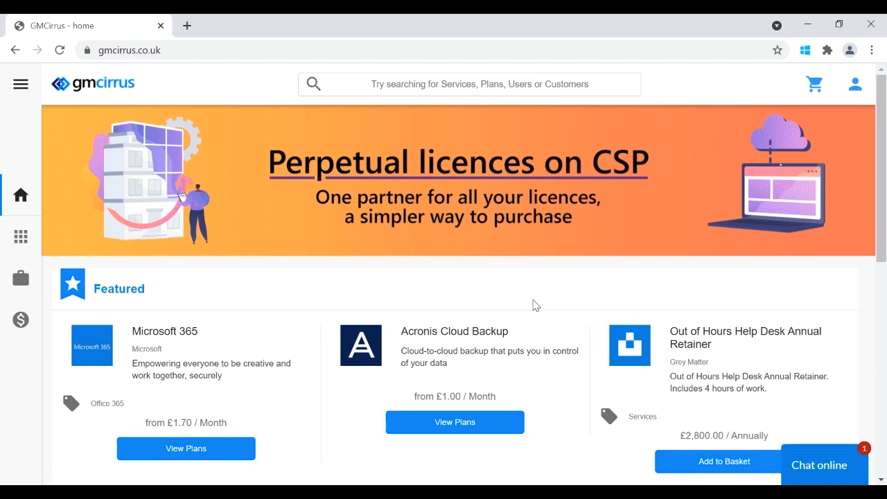 GMCirrus-Direct-Demo GMCirrus for Direct CSPs