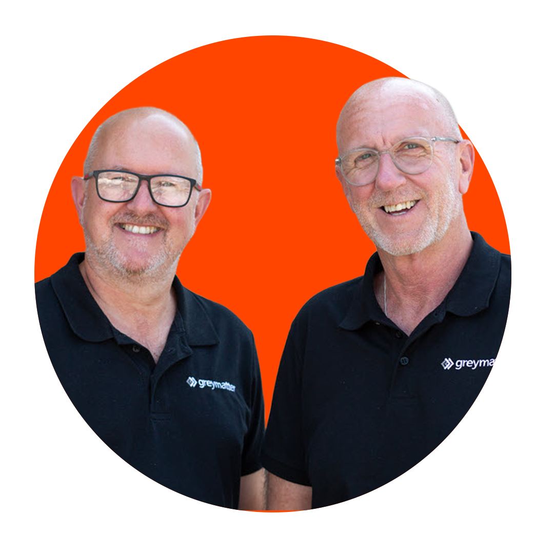 Grey Matter Embarcadero Specialists Andy Hill and Robin Ashby