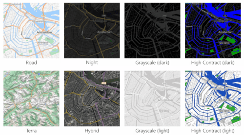 Azure Maps Imagery