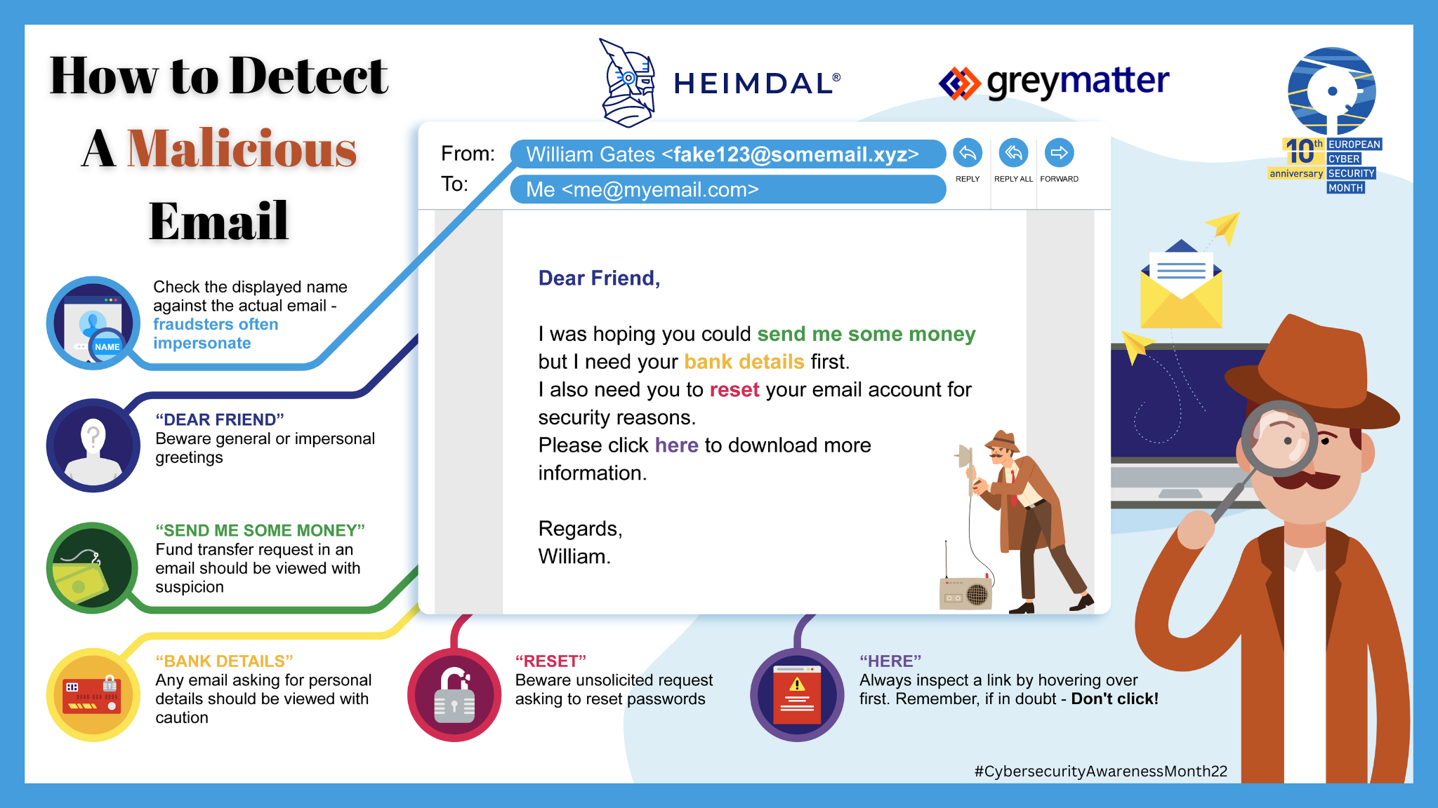 How to Detect a Malicious Email heimdal malicious email check