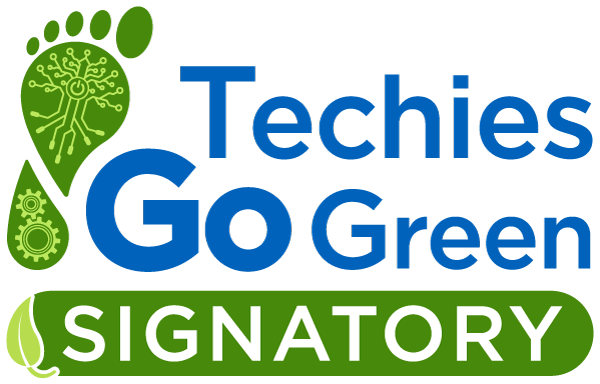 Techies Go Green Signatory Logo