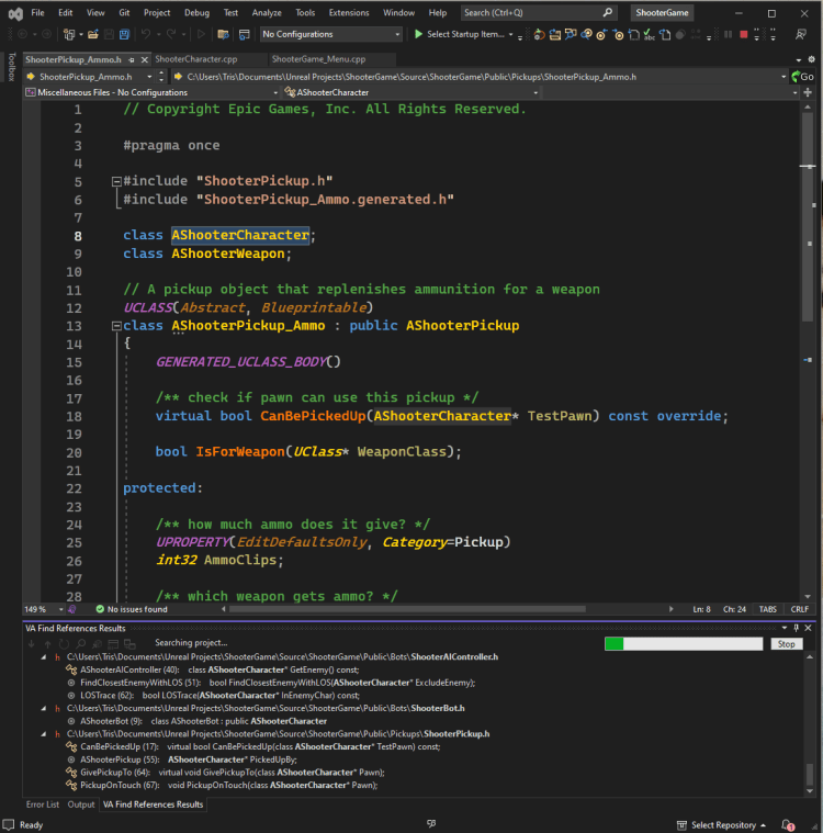 Visual Assist 2024.3 screenshot